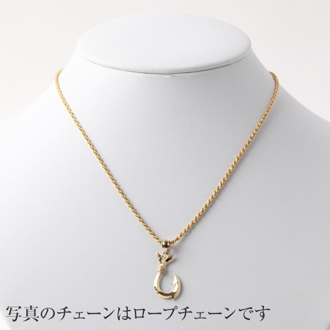 ハワイアンジュエリーフィッシュフック ネックレス ペンダントトップ ペンダントヘッド 釣り針 おしゃれ (チェーン付きも選べます)の画像