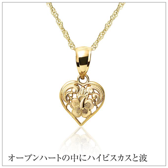 ハワイアンジュエリー ハワイアンジュエリーネックレス ゴールド 