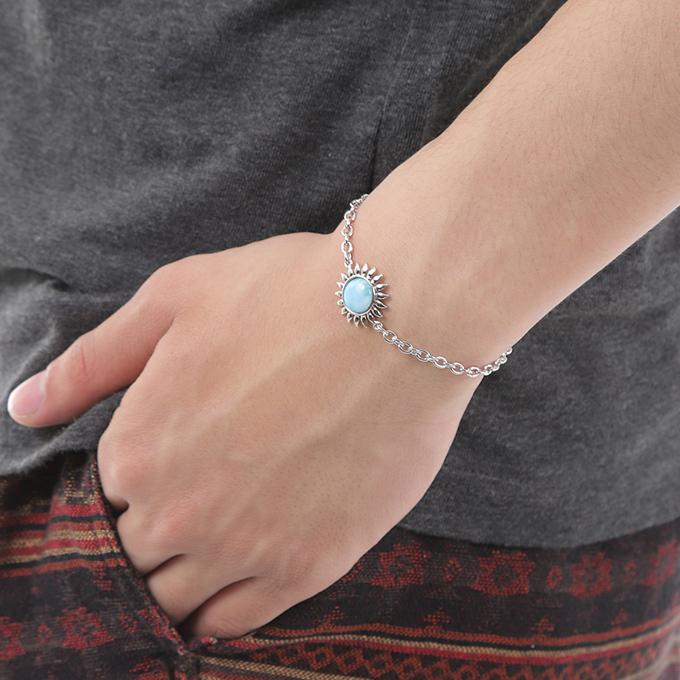 ハワイ購入★ラリマー　リング　ブレスレット 希少な天然石を使用した「プレミアムアウトレット」新設！第一弾