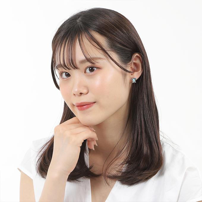 ハワイアンジュエリー jewelry ピアス 天然石 pierce レディース メンズ 10代 20代 30代 40代 50代 シルバー925 ラリマー シンセティック オパール ホヌ 亀 海亀｜makanilea-by-lma｜13