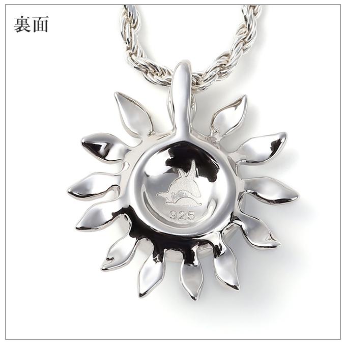 aumakua SUN 太陽 ラリマー ハワイアンジュエリーネックレス ペンダント レディース メンズ シルバー925 kat0518101の画像