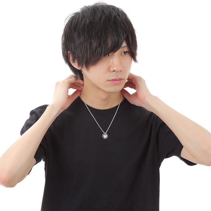 aumakua SUN 太陽 ラリマー ハワイアンジュエリーネックレス ペンダント レディース メンズ シルバー925 kat0518101の画像