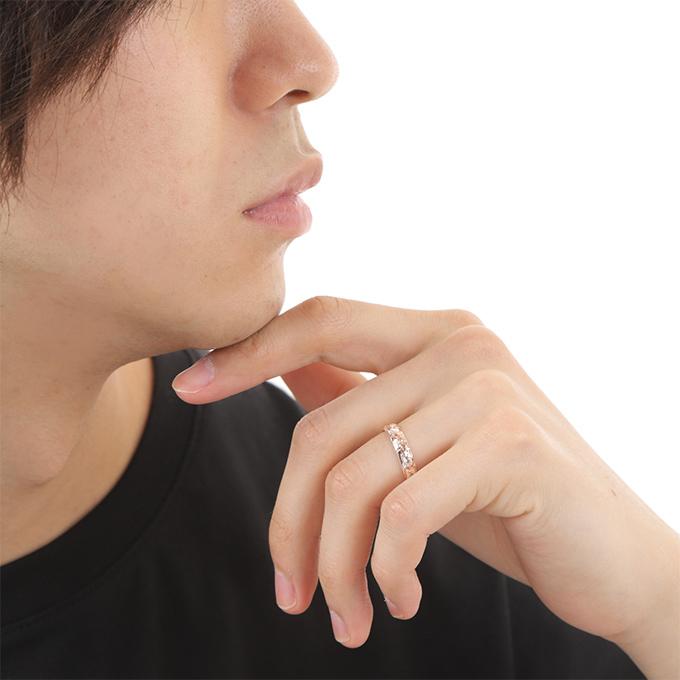 ぴんきぃ 指輪 ギザギザピンキーリング（リング）｜e.m.（イーエム）の