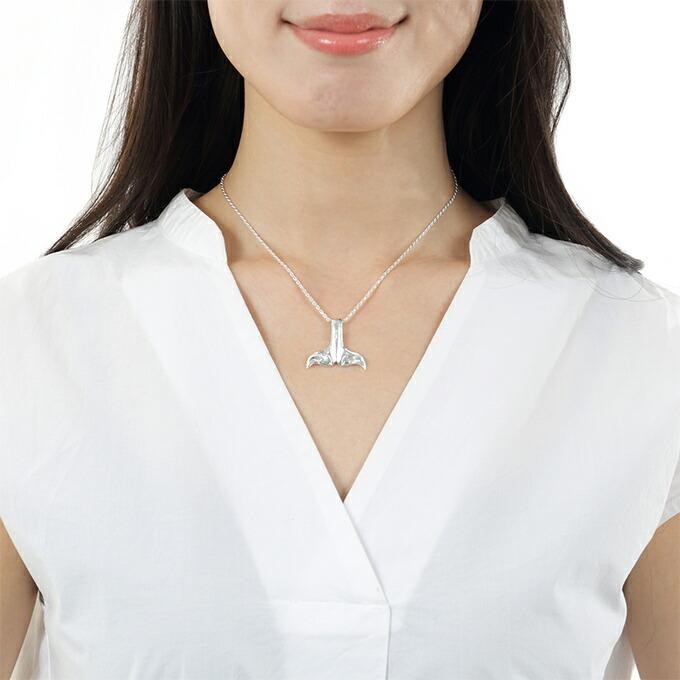 ハワイアンジュエリーホエールテール ホエールテイル ネックレス