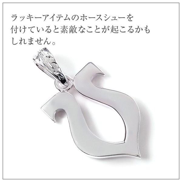 ハワイアンジュエリーネックレス ペンダントトップ ペンダントヘッド [チェーン付] レディース メンズ シルバー925 馬蹄型 ホースシュー プルメリア 波の画像