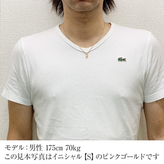 ハワイアンジュエリー LONO ロノ14金 ゴールド プルメリアイニシャルペンダント メンズ レディース ハワイアン プレゼント 男性 ハワイ_13