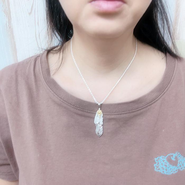 ハワイアンジュエリー LONO ロノフェザーペンダント メンズ レディース ハワイアン プレゼント 男性 シルバー シルバー925 ハワイアンアクセの画像