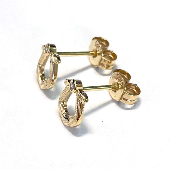 ハワイアンジュエリー ピアス 14K 14金 イエロー ホワイト ピンク