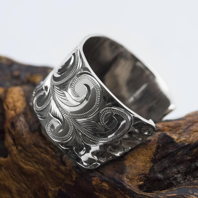 バングル　ロノ lono ハワイアンジュエリー　ブレスレット　シルバーアクセ bl003web.jpg