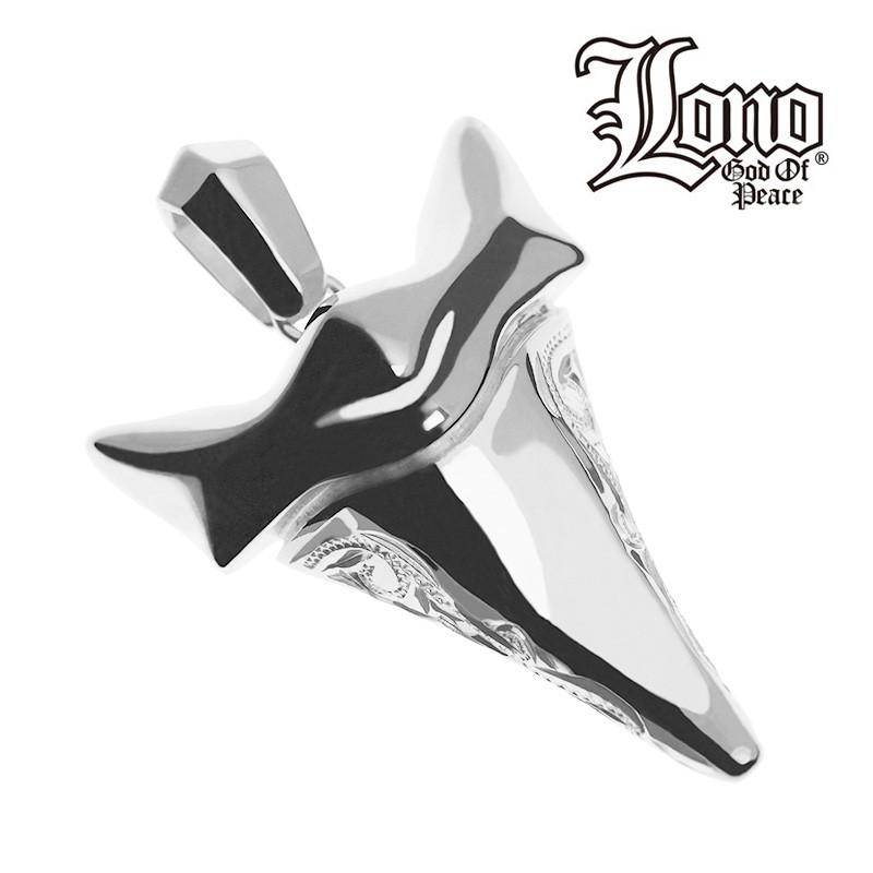 ハワイアンジュエリー LONO ロノシャークトゥースペンダント メンズ レディース ハワイアン プレゼント 男性 シルバー シルバー925 ハワイアン
