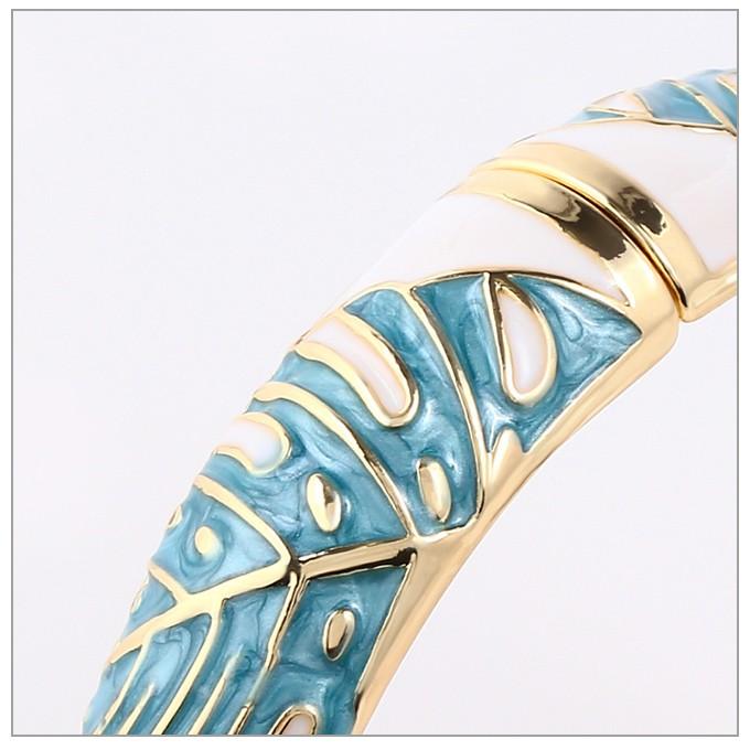 ハワイアンジュエリーバングル 腕輪 ブレスレット モンステラ レディース フリーサイズ フラダンス  爆買 |  | 11