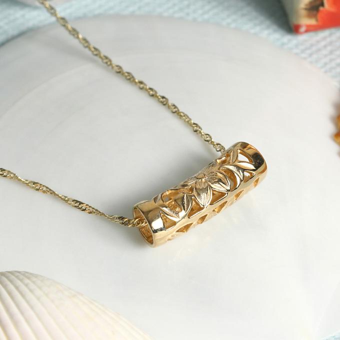 ハワイアンジュエリー jewelry ネックレス 【チェーン付】 ゴールド