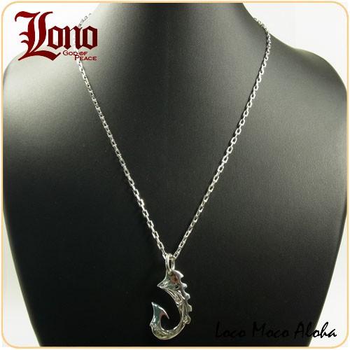 ハワイアンジュエリー LONO ロノ ハワイアンジュエリー釣り針型
