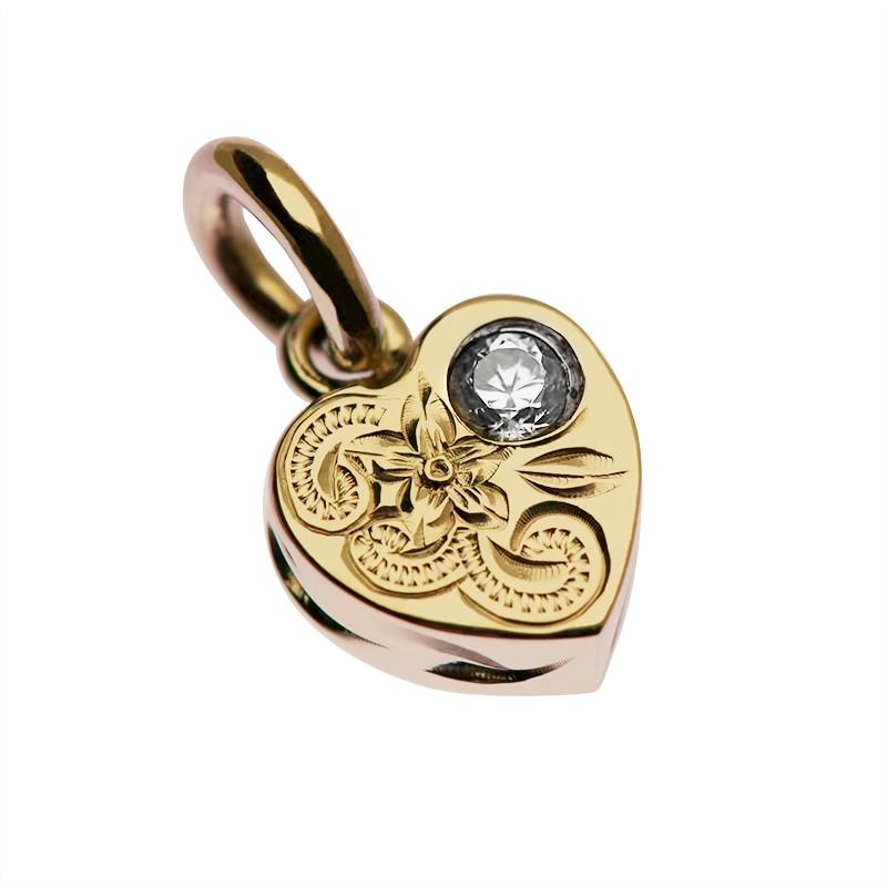 Lono ロノ ハートペンダント ジルコニア