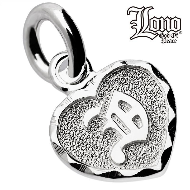 ハワイアンジュエリー LONO ロノ ペンダントトップ ハート イニシャル
