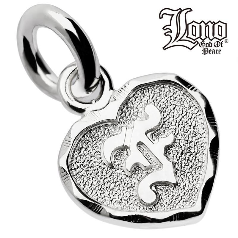 ハワイアンジュエリー LONO ロノ ペンダントトップ ハート イニシャル