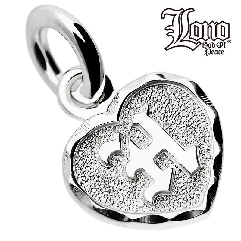 ハワイアンジュエリー LONO ロノ ペンダントトップ ハート イニシャル