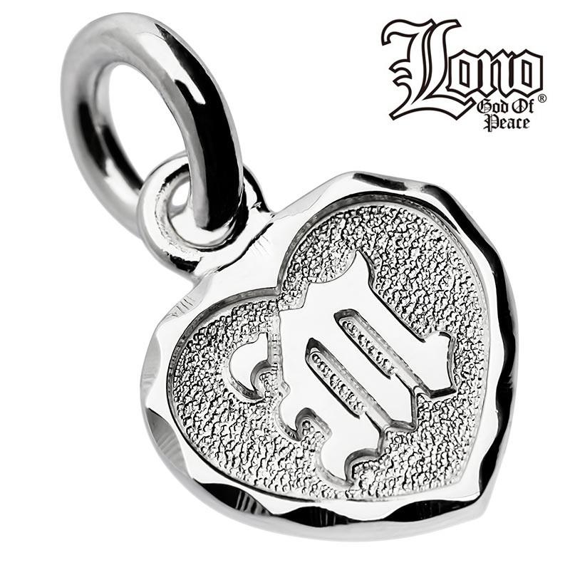 ハワイアンジュエリー LONO ロノ ペンダントトップ ハート イニシャル