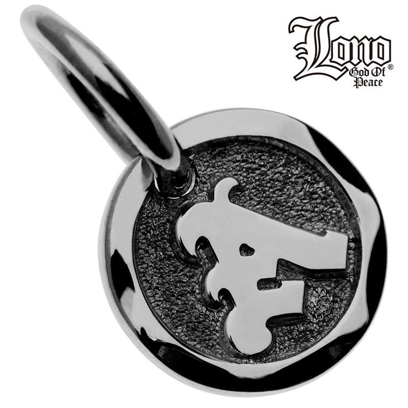 ハワイアンジュエリー LONO ロノサークル イニシャル ペンダント 