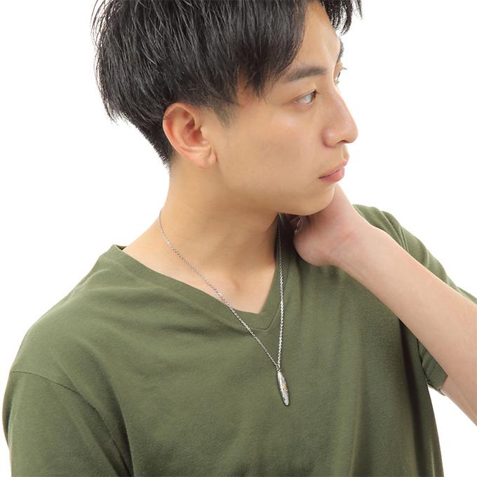 ハワイアンジュエリーネックレス 2個セット レディース メンズ ペア ペンダント サージカルステンレス シルバーの画像