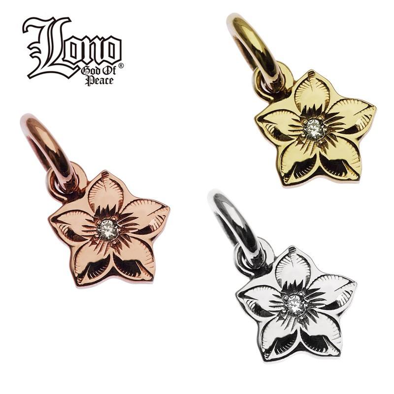 ハワイアンジュエリー LONO ロノプルメリア ペンダント トップ ヘッド メンズ レディース ハワイアン プレゼント 14K ゴールド