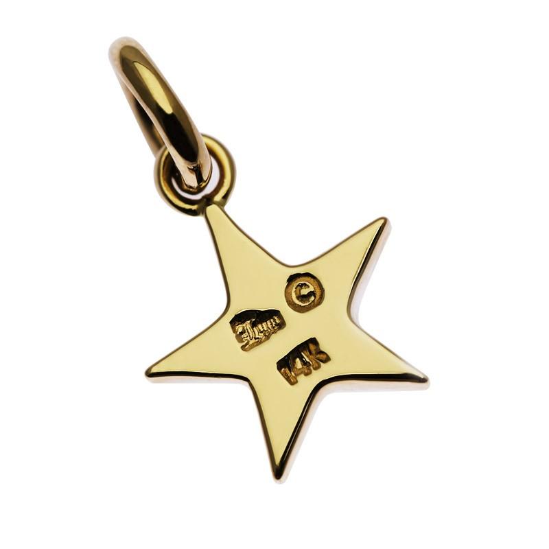 Lono（ロノ） 14K スター 星 ペンダント トップ ヘッド ダイヤモンド 