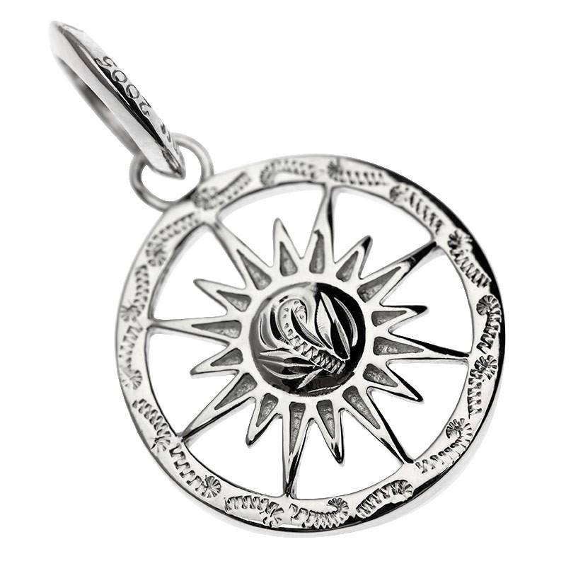 ハワイアンジュエリー LONO 14K 14金 ホワイトゴールド ネックレス Lono ハワイアンジュエリーペンダント トップ ヘッド メンズ