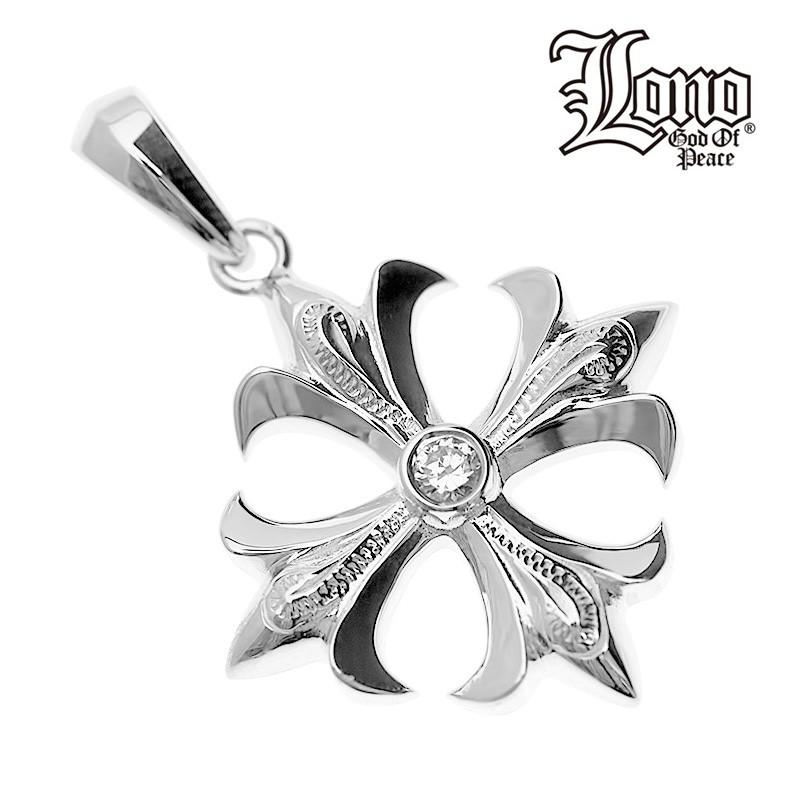 ハワイアンジュエリー LONO ロノゴシック クロス 十字架 ペンダント トップ ヘッド メンズ レディース プレゼント シルバー シルバー925