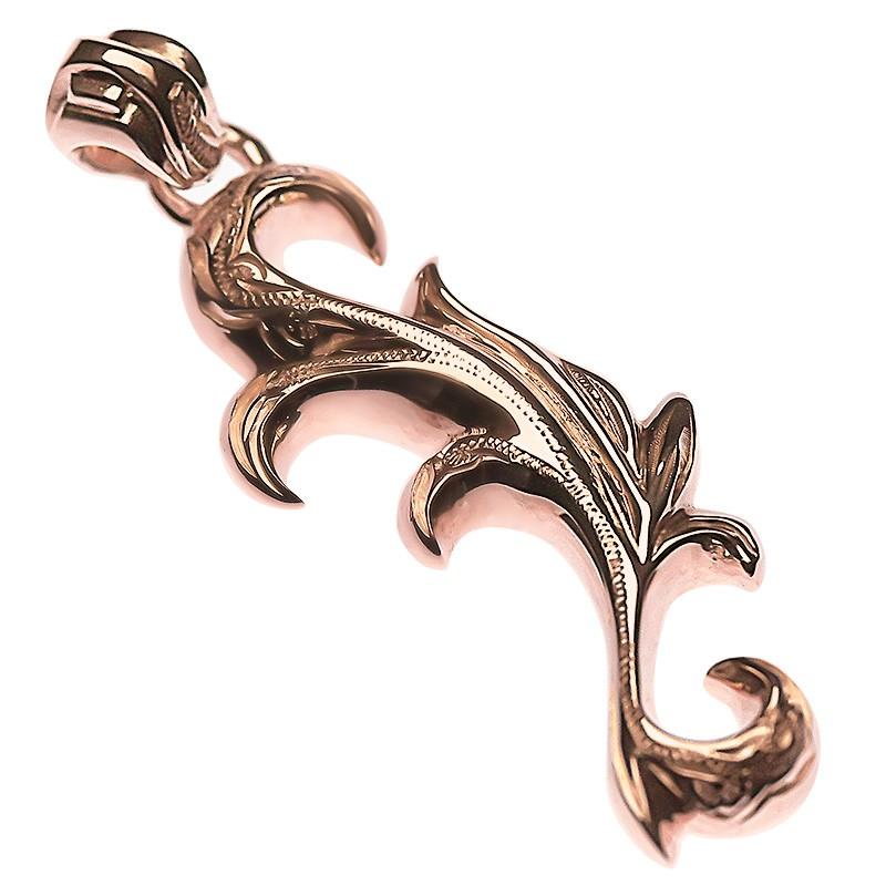 LONOハワイアンジュエリーK14ペンダントトップ ハワイアンジュエリー ネックレス プチ バレル・K14 14金