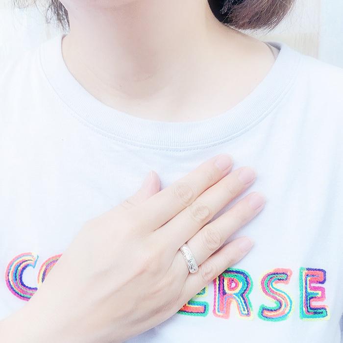 LONO バレル リング 指輪 RB006 ロノ ハワイアンジュエリー ペアリング ピンキーリング シルバー シルバー925 ユニセックス 人気の画像