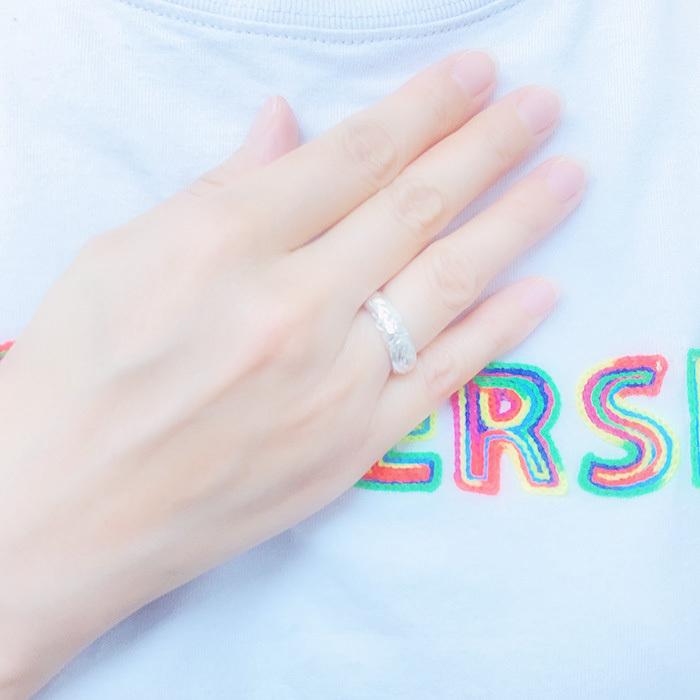 LONO バレル リング 指輪 RB006 ロノ ハワイアンジュエリー ペアリング ピンキーリング シルバー シルバー925 ユニセックス 人気の画像