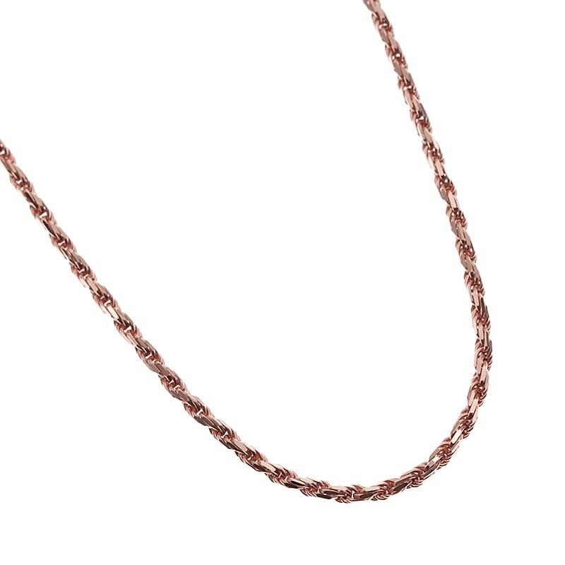LONO ロープチェーン Rope025 50cm 14金 14K イエローゴールド ピンクゴールド ホワイトゴールド ロノ ハワイアンジュエリーの画像