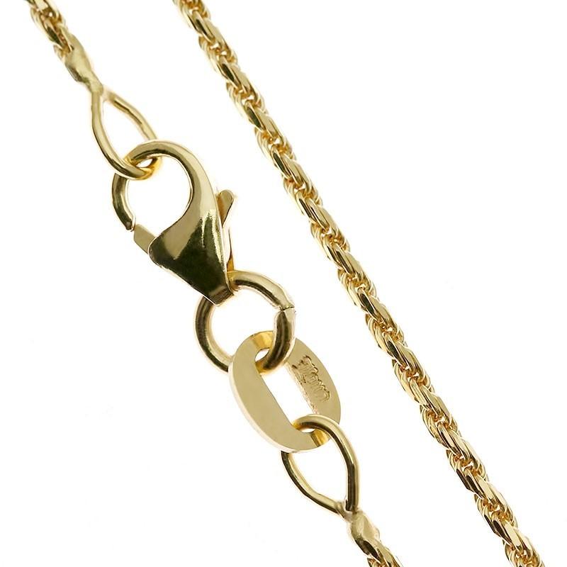 LONO ロープチェーン Rope025 50cm 14金 14K イエローゴールド ピンクゴールド ホワイトゴールド ロノ ハワイアンジュエリーの画像