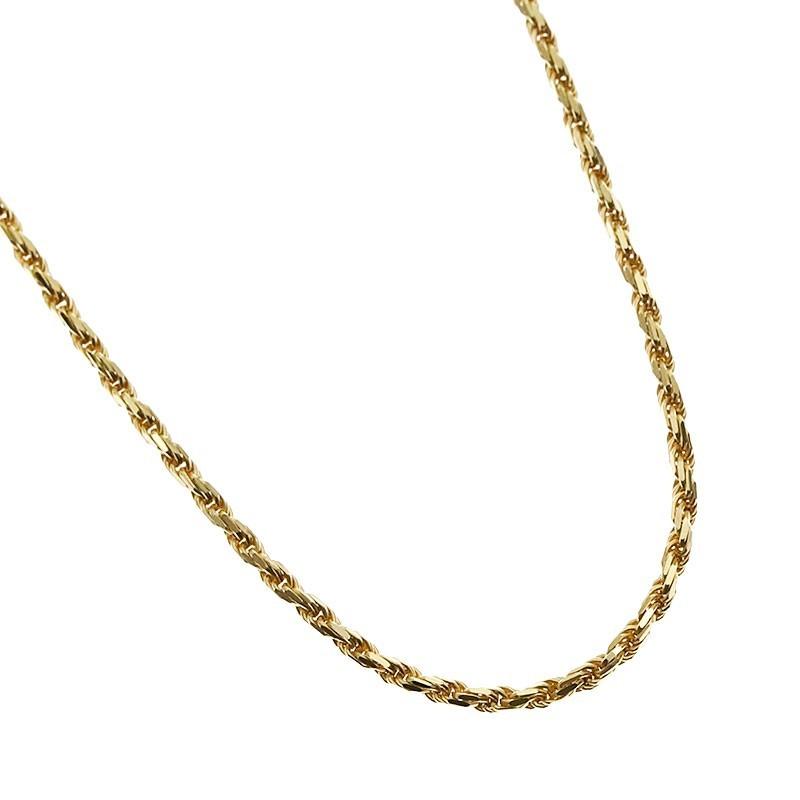 LONO ロープチェーン Rope025 50cm 14金 14K イエローゴールド ピンクゴールド ホワイトゴールド ロノ ハワイアンジュエリーの画像