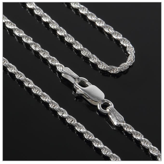 ハワイアンジュエリー ネックレスチェーン jewelry ロープ シルバー925 長さ選べる 2mm 40cm 45cm 50cm 55cm 60cm メンズ レディース ハワイアンジュエリー ネックレスチェーン jewelry ロープ シルバー925 長さ選べる 2mm 40cm 45cm 50cm 55cm 60cm メンズ レディース