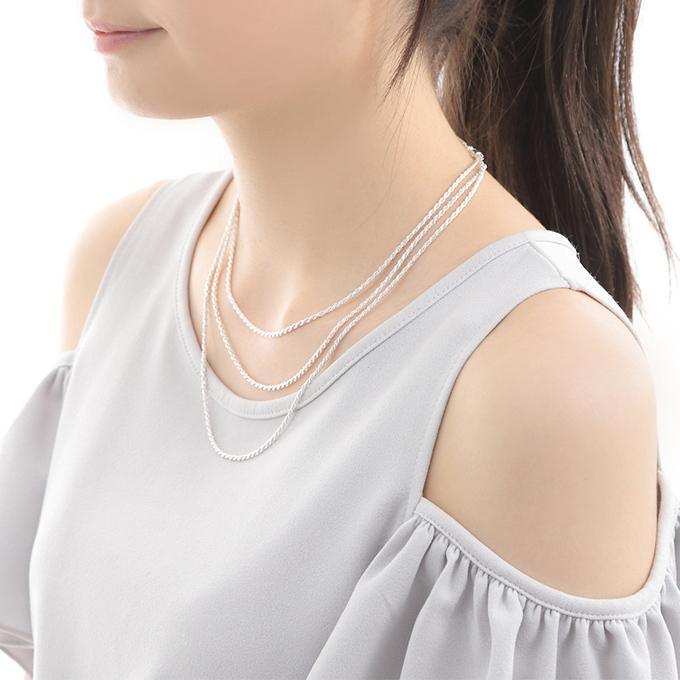 ハワイアンジュエリー jewelry ネックレスチェーン ロープ シルバー925 長さ選べる 2mm 40cm 45cm 50cm 55cm 60cm メンズ レディース｜makanilea-by-lma｜08