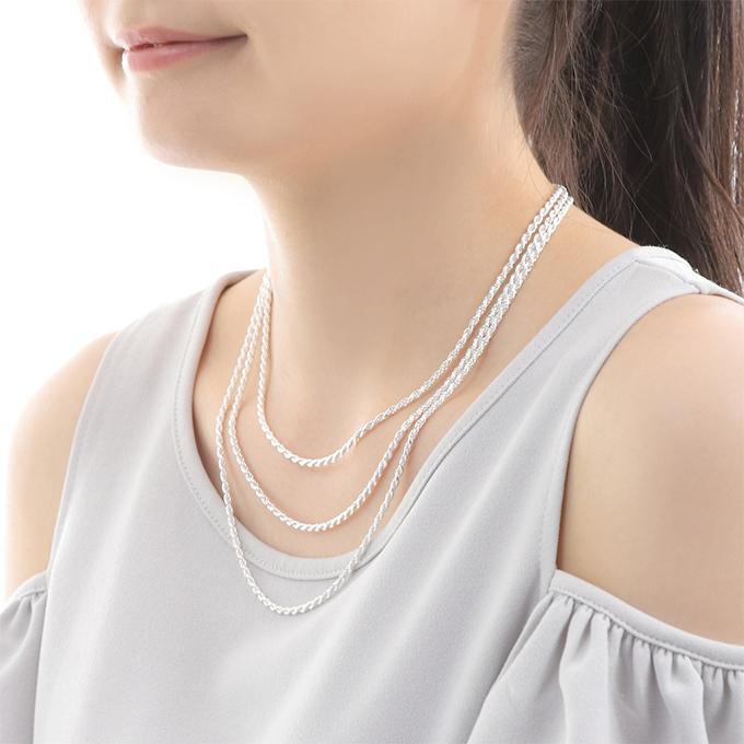 シルバー ロープ状ペンダント ネックレス rope25web_9.jpg