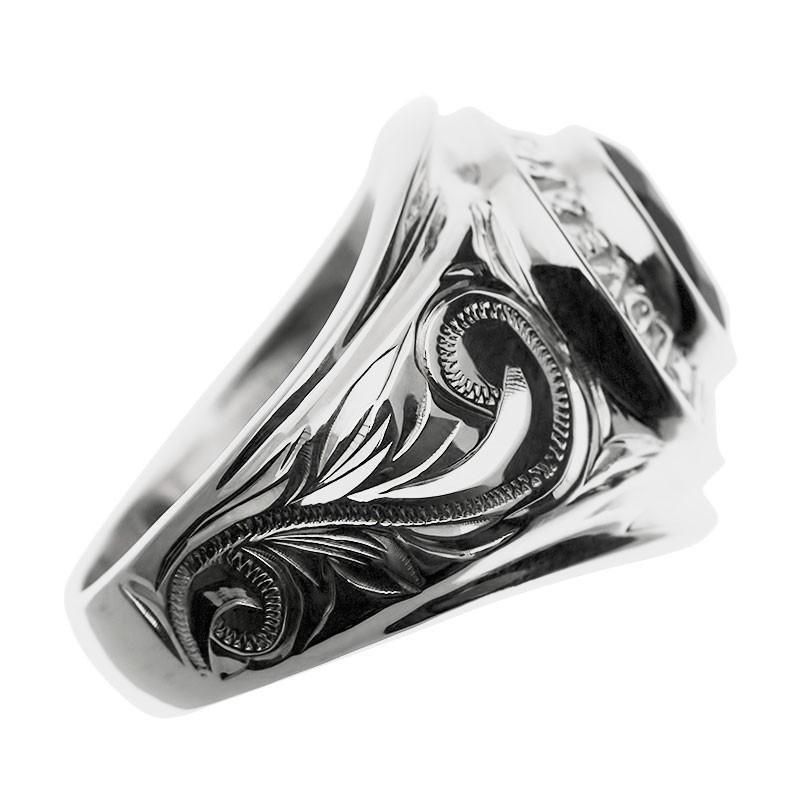 LONO オニキス カレッジ リング 指輪 RS002+NX ロノ ハワイアン