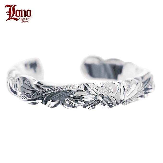 LONO ロノ ハワイアンジュエリートゥーリング ピンキーリング RT003C リング 指輪 プルメリア 波 スクロール ペアリング シルバー シルバー925_2