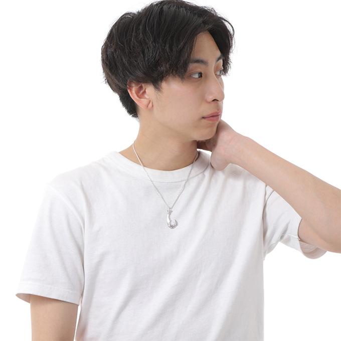 ハワイアンジュエリーネックレス チェーン付き メンズ レディース mens レディス ladys ペンダント シルバー925 フィッシュフック 釣り針 ホヌ 海がめの画像