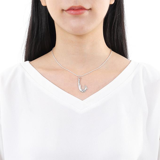 ハワイアンジュエリーネックレス チェーン付き メンズ レディース mens レディス ladys ペンダント シルバー925 フィッシュフック 釣り針 ホヌ 海がめの画像
