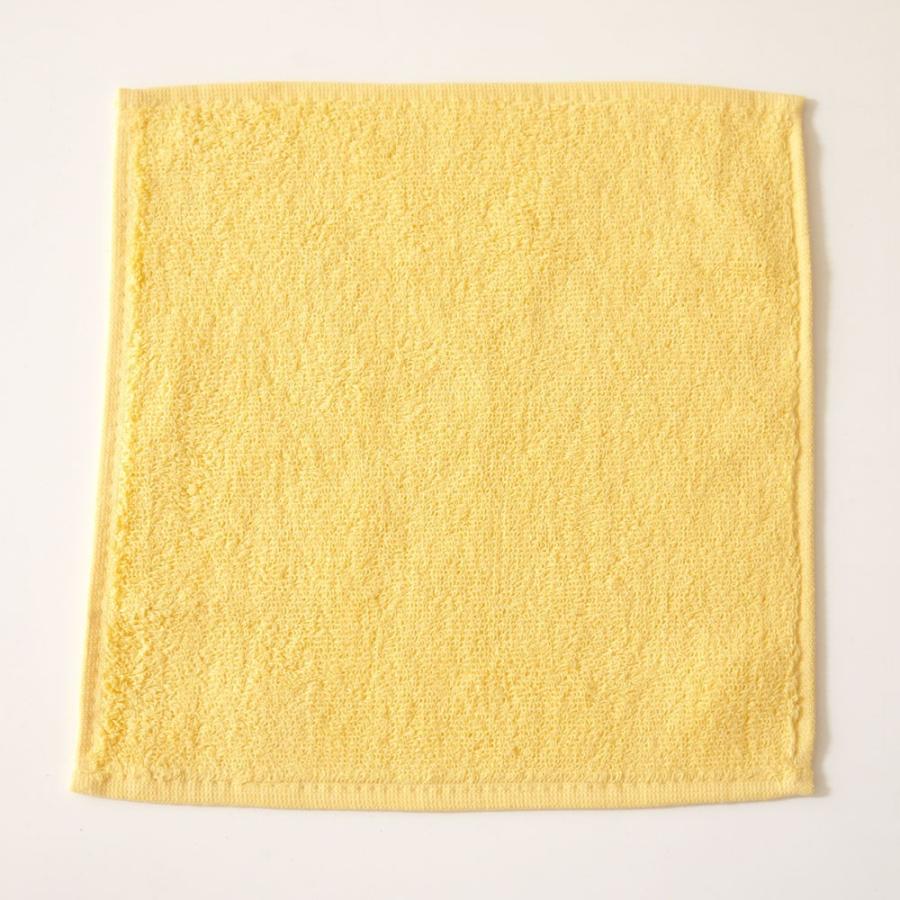 タオルハンカチ20cm 無地 (7枚セット) 抗菌防臭カラー ハンカチタオル