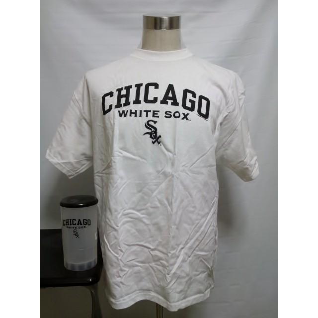 シカゴ ホワイトソックス CHICAGO White SOX Tシャツ 白 MLB マグカップ B系 ストリート系 TEE TSHIRTS 半袖 メジャーリーグ ベースボール 野球 291