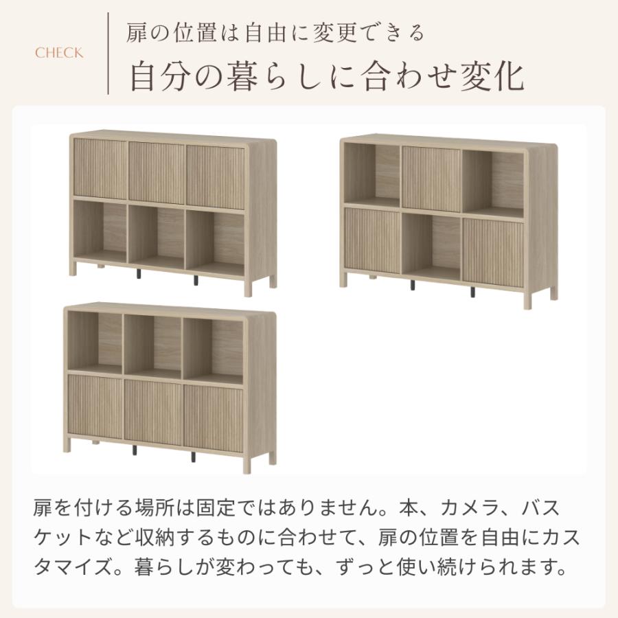 キャビネット リビングキャビネット シェルフ ラック 幅110cm 収納棚 ROOMY リビングチェスト ルーター収納 チェスト キャビネット リビングボード リビング収納 |  | 07