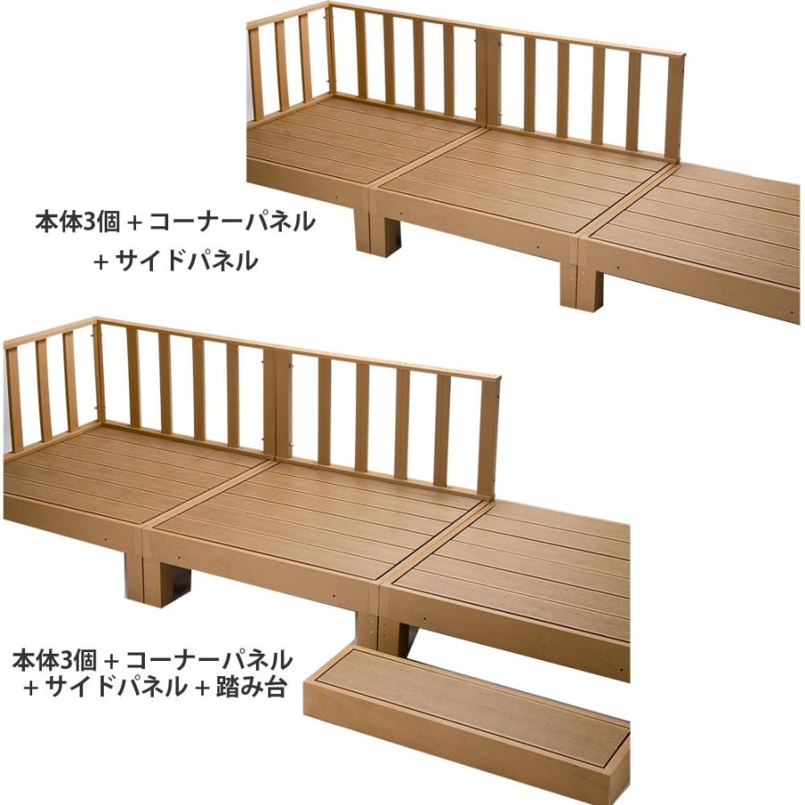 海外輸入 ウッドデッキ Diy キット 樹脂 本体 2台 踏み台 3点セット ステップ1台あたり幅90 奥行90 高さ28cm チーク 0 5坪 ガーデニング 水洗いok Hp 900 2 Hp B 人気no 1 本体 Dgmpinto Com Ar