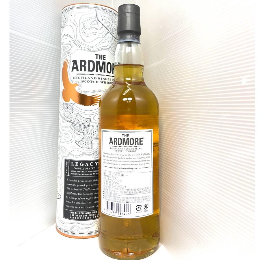 アードモア レガシー ハイランド シングルモルト 40％  700ml 1本 スモーキーフレーバー / ４本まで送料変わらず | THE ARDMORE | 01