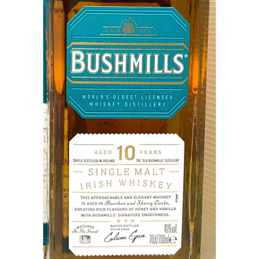ブッシュミルズ シングルモルト 10年 BUSHMILLS アイリッシュウィスキー / ４本まで送料変わらず | BUSHMILLS | 02