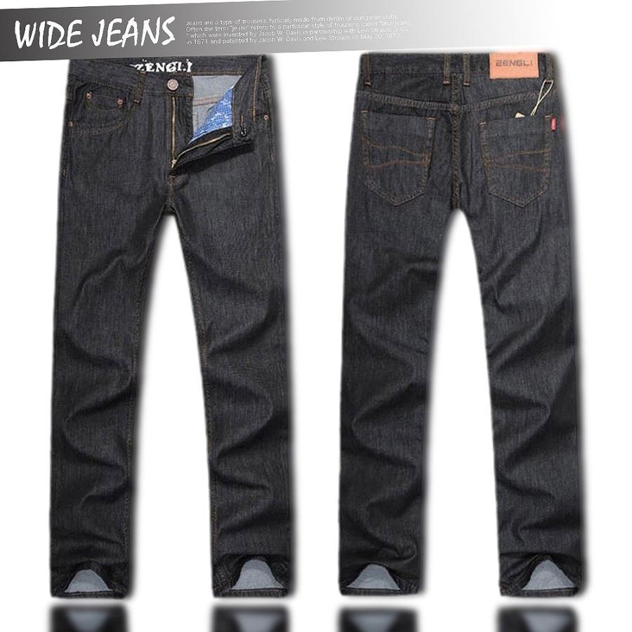 【送料無料】ワイド メンズ ジーンズ ストレートデニム ワイドジーンズ |  | 03