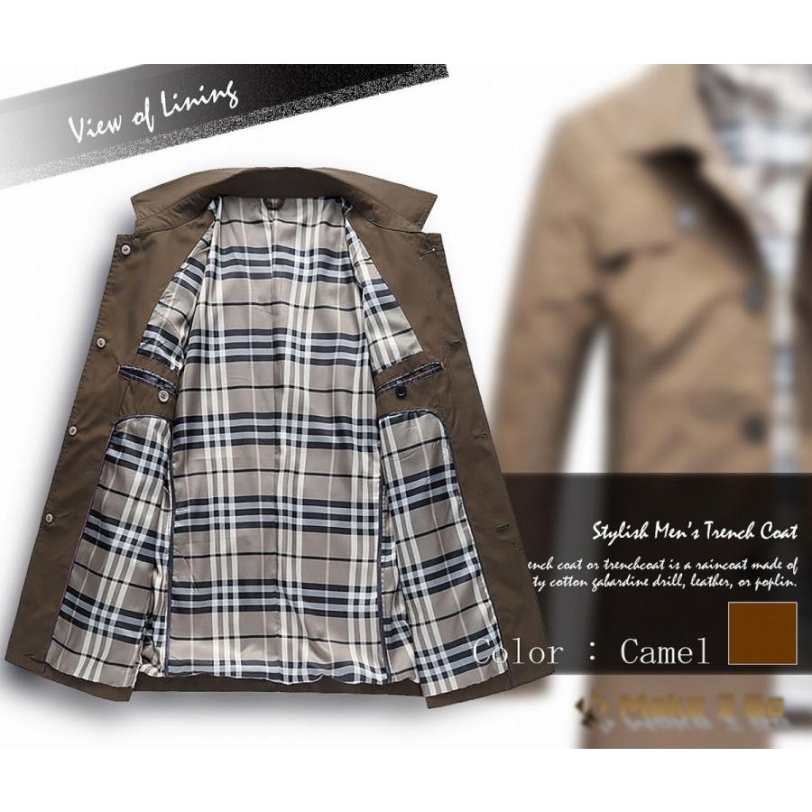 【送料無料】トレンチコート レインコート メンズ コート ビジネスコート メンズファッション 男性 ビジネス カジュアル |  | 04