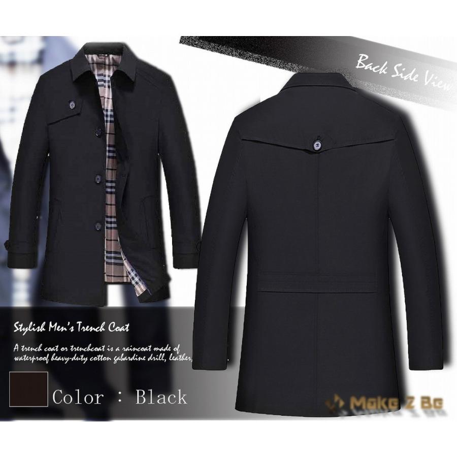 【送料無料】トレンチコート レインコート メンズ コート ビジネスコート メンズファッション 男性 ビジネス カジュアル |  | 05